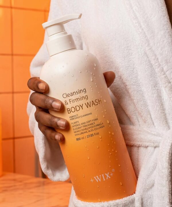 OGA NA BONGE LA SHOWERGEL KUTOKA @wix_products HII NDIO ILE SHOWERGEL PEKEE YENYE COLLAGEN NDAN Wix Cleansing & Firming Body Wash